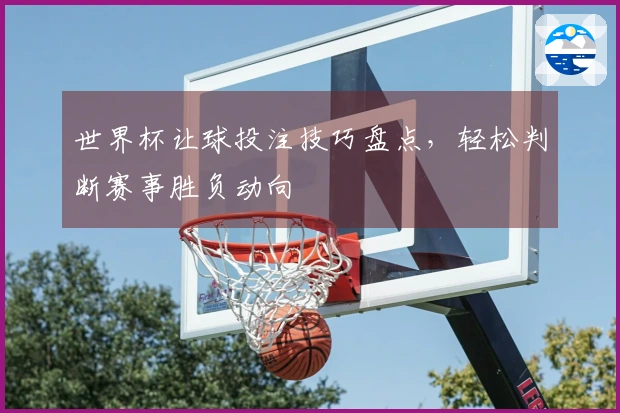 世界杯让球投注技巧盘点，轻松判断赛事胜负动向